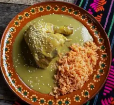 Mole rojo y verde